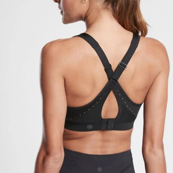 Athleta Women's Phenomena High Impact Bra 36D Black 657806 - Picture 2 of 15